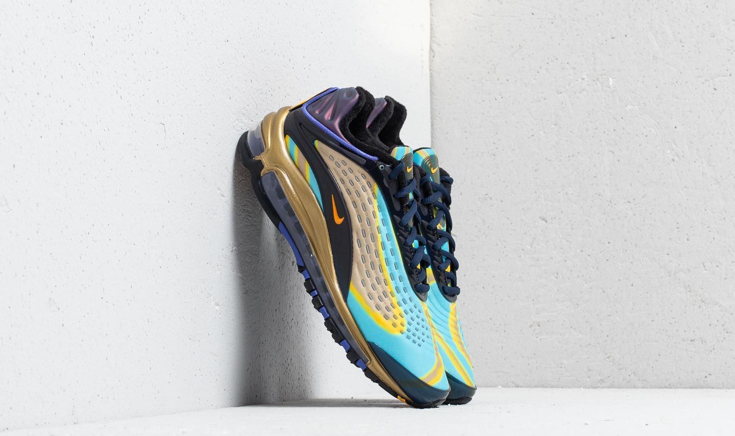 Nike Wmns Air Max Deluxe Midnight Navy/ Laser Orange AQ1272-400