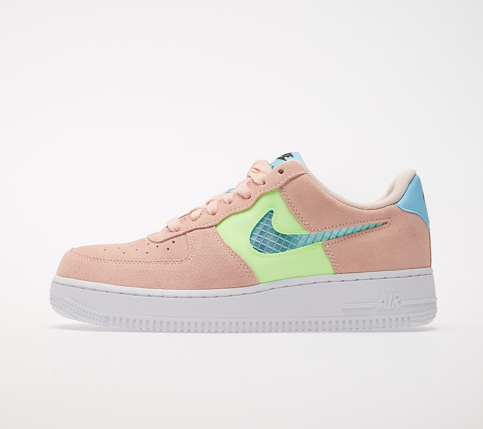 Nike Wmns Air Force 1 '07 SE Washed Coral/ Oracle Aqua-Ghost Green CJ1647-600