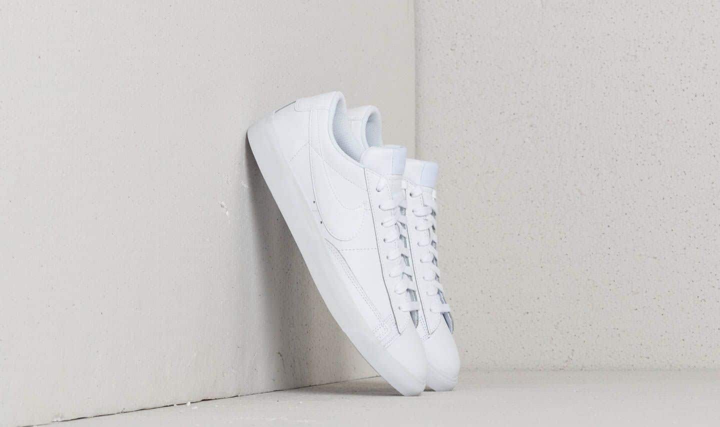 Nike Blazer Low Leather White/ White-White AQ3597-100