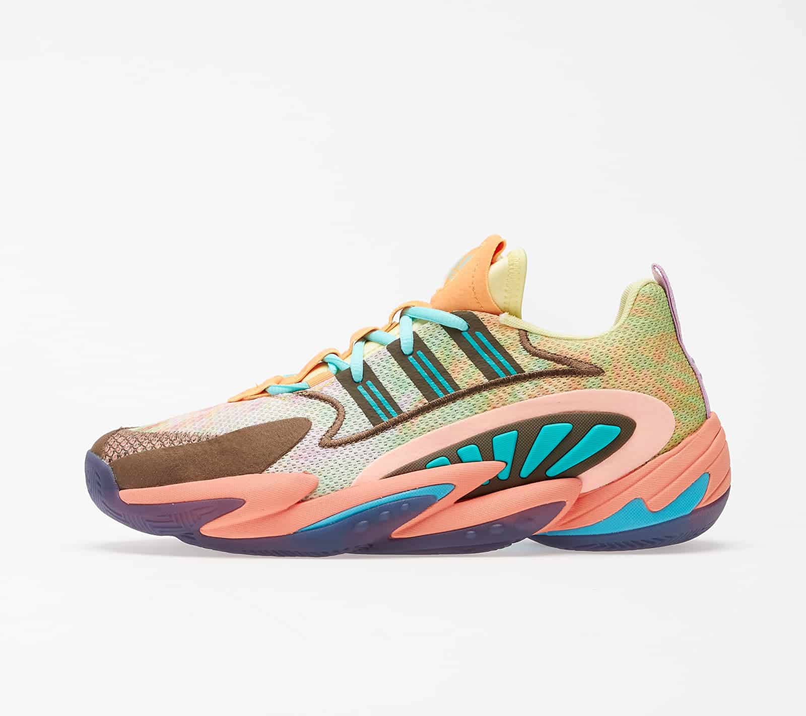 adidas x Pharrell Williams Crazy BYW 2.0 Yellow Tint/ Chalk Coral/ Trace Purple FU7369