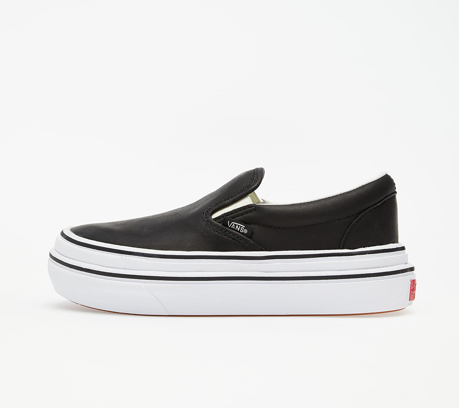 Vans Super Comfycush Slip-On (Leather) Black VN0A4U3IL3A1