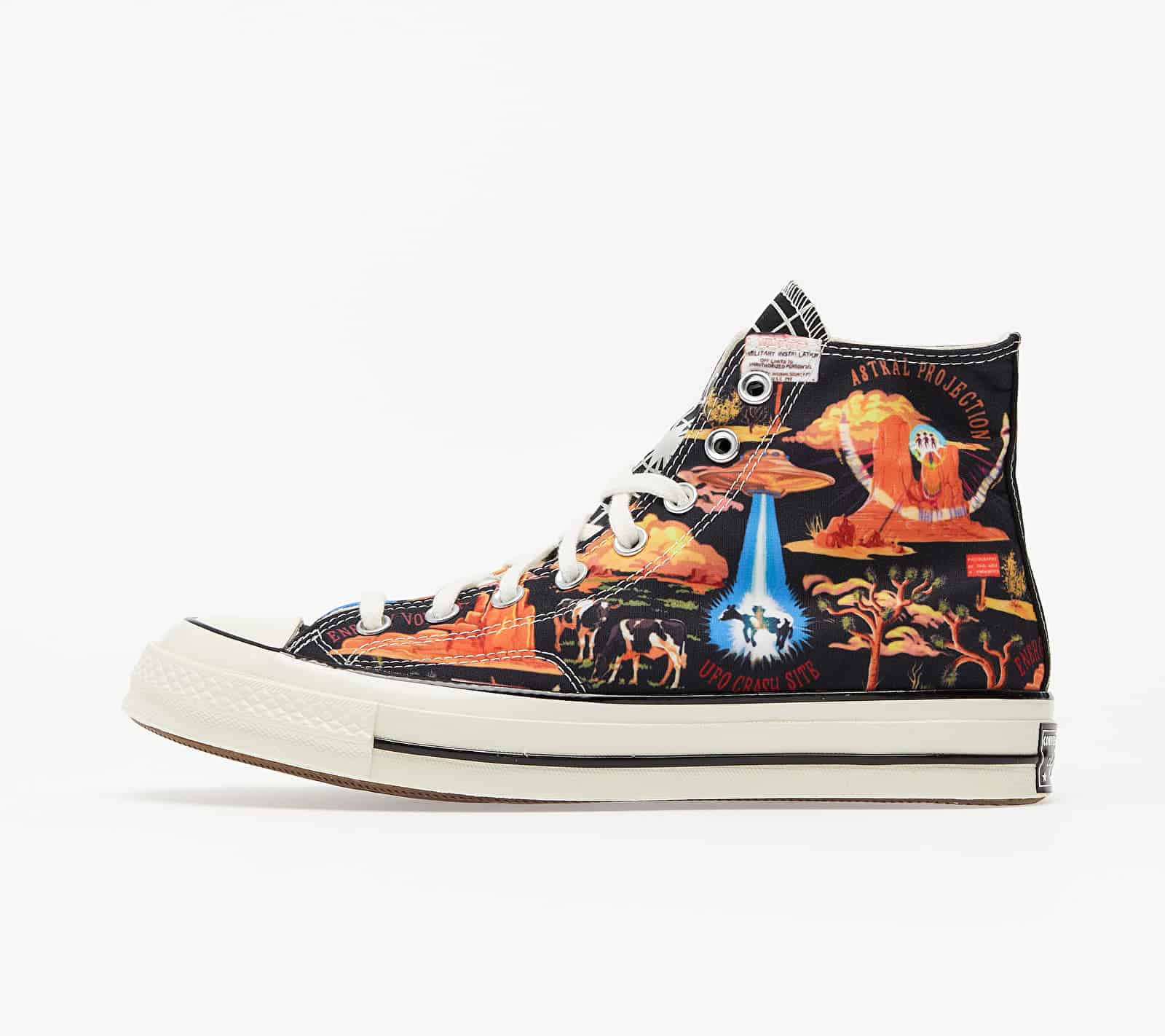 Converse Chuck Twisted Resort 70 Hi Black/ Multi/ Egret 167761C