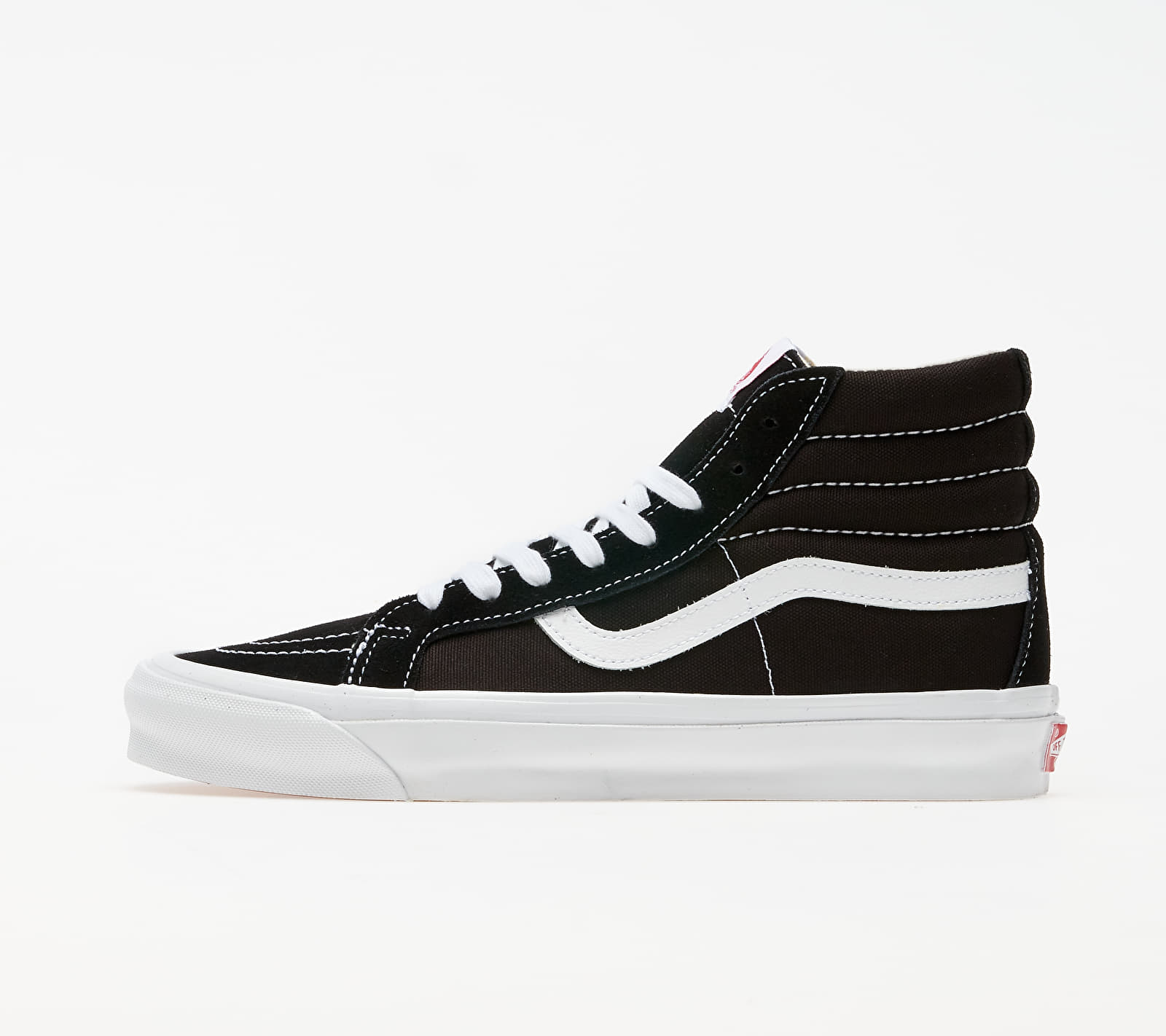 Vans OG Sk8-Hi LX (Suede/ Canvas) Black/ True White VN0A4BVBOIU1