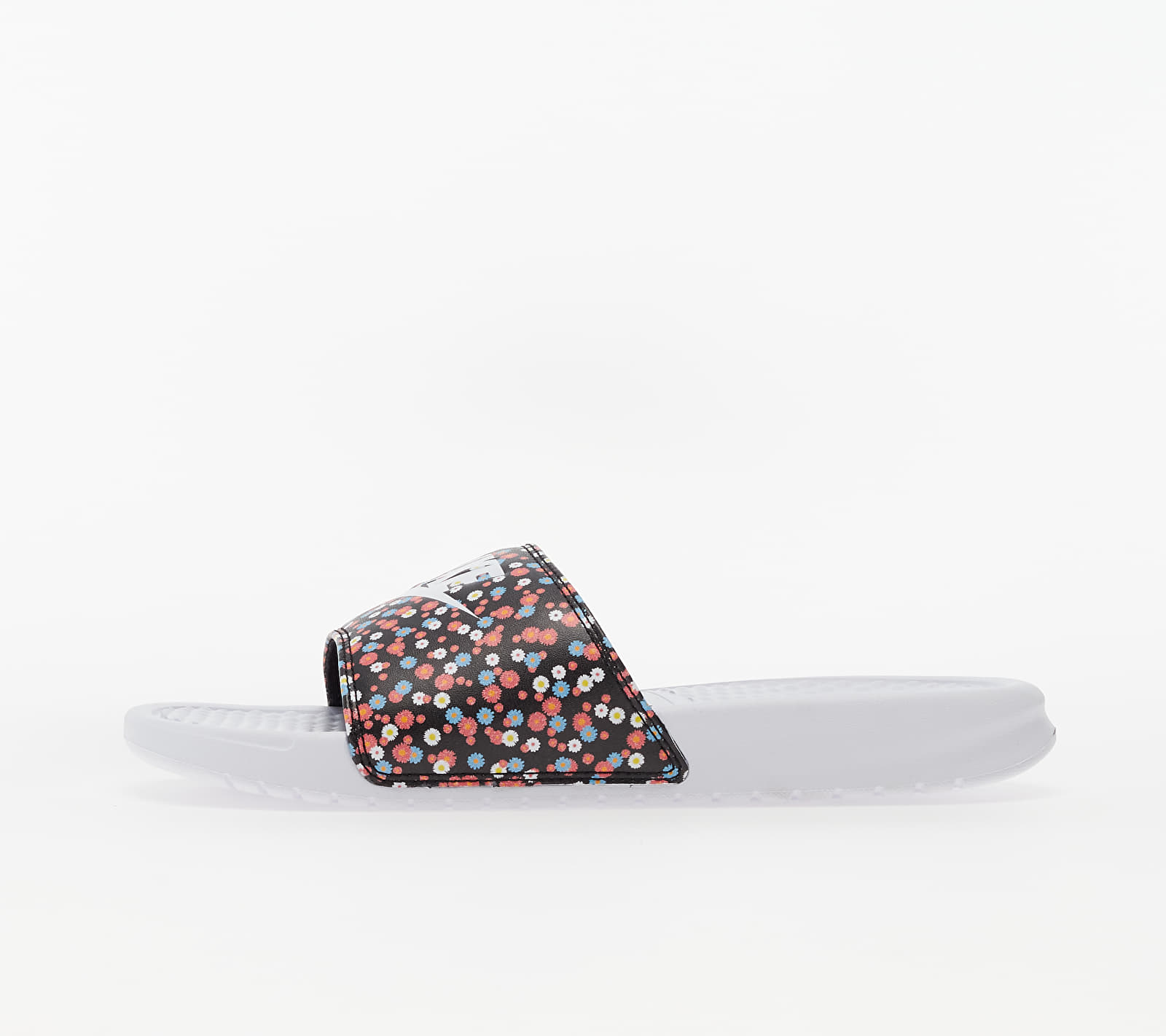Nike Wmns Benassi JDI Print White/ White-Black-Magic Ember 618919-120