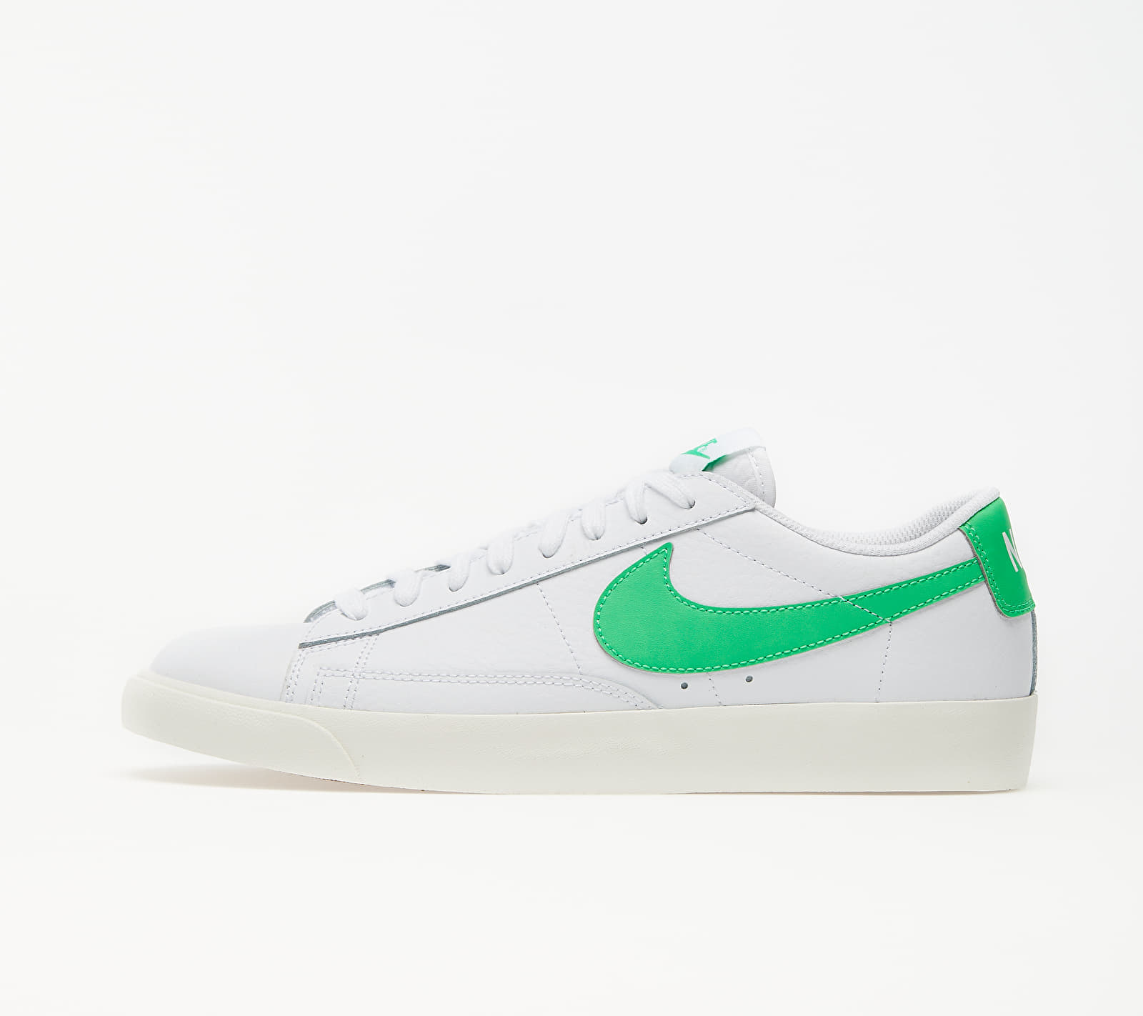 Nike Blazer Low Leather White/ Green Spark-Sail CI6377-105