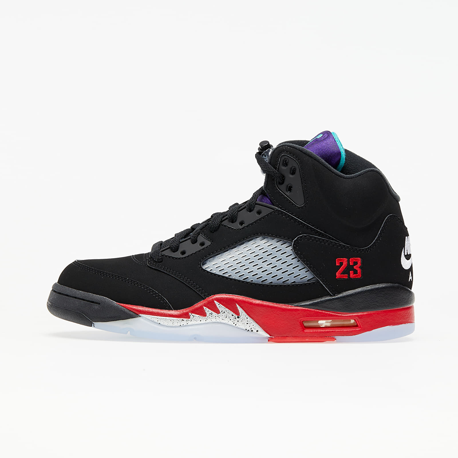 Air Jordan 5 Retro Black/ New Emerald-Fire Red-Grape Ice CZ1786-001