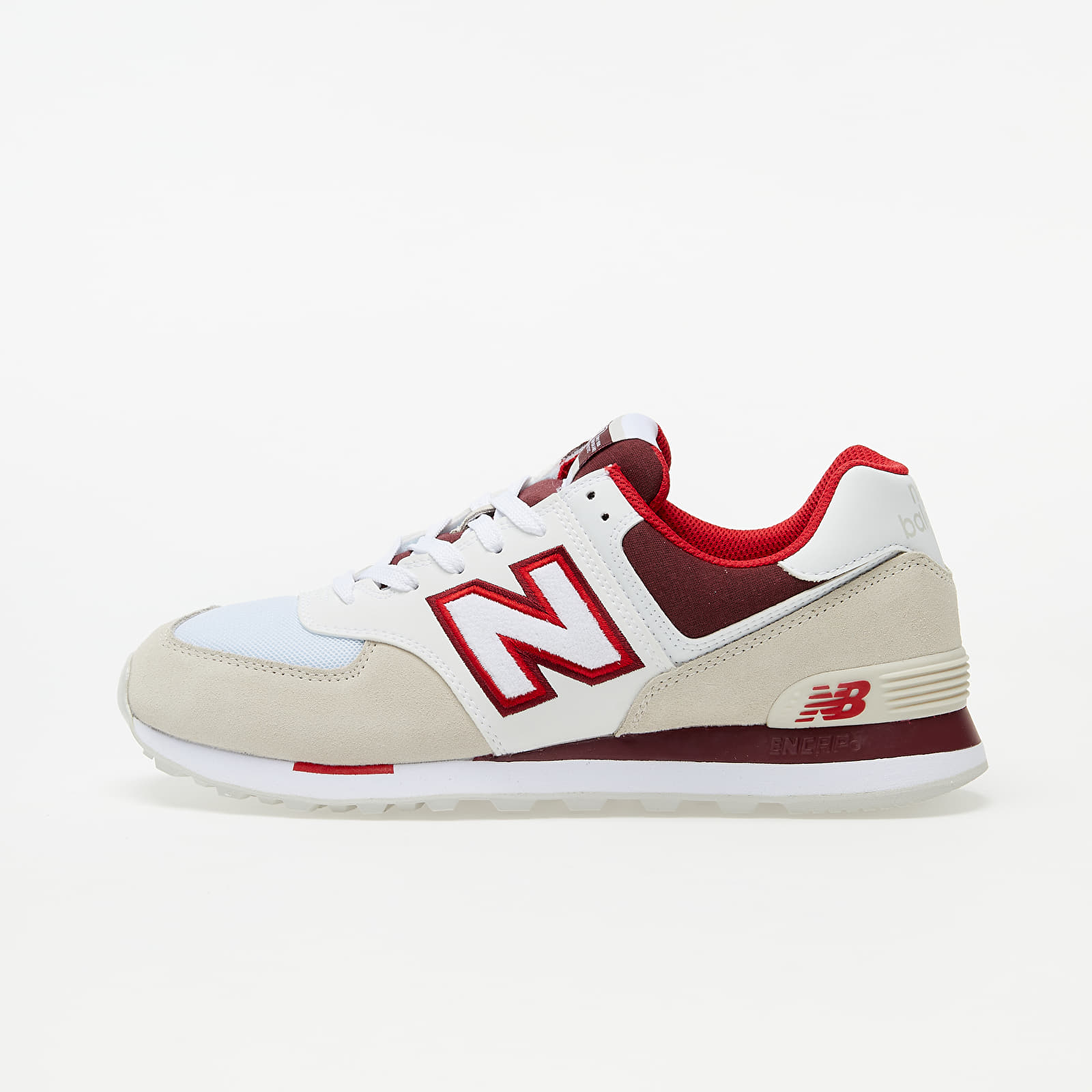 New Balance 574 Beige/ White/ Red ML574NLA