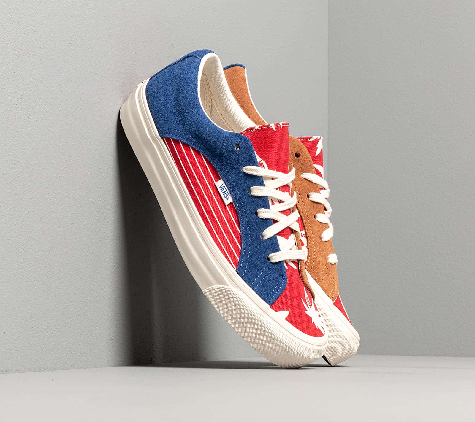 Vans OG Lampin LX (Suede/ Canvas) True Blue/ Racing Red VN0A4P3WTJ81