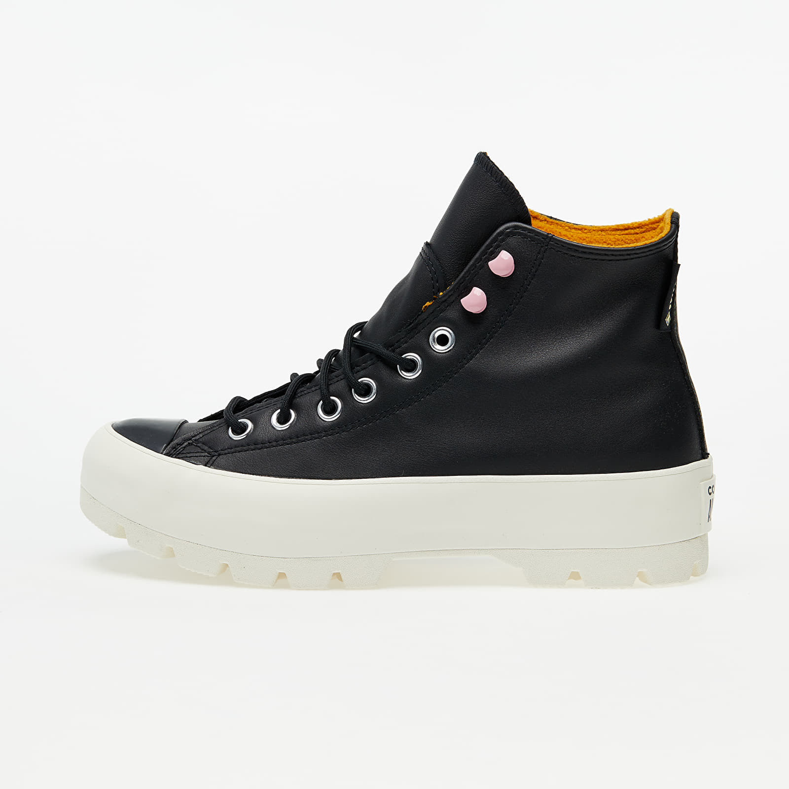 Converse Chuck Taylor All Star Lugged Winter Black/ Saffron Yellow/ Egret 568763C
