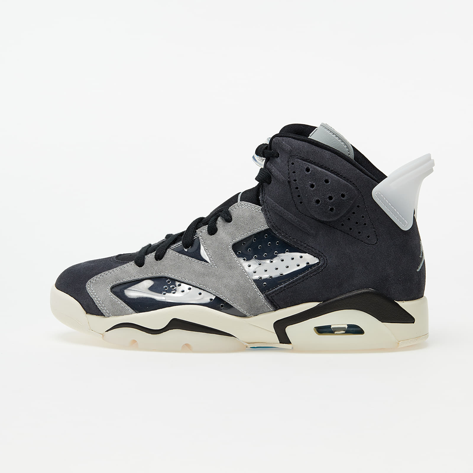 Air Jordan Wmns 6 Retro Black/ Chrome-Lt Smoke Grey-Sail CK6635-001