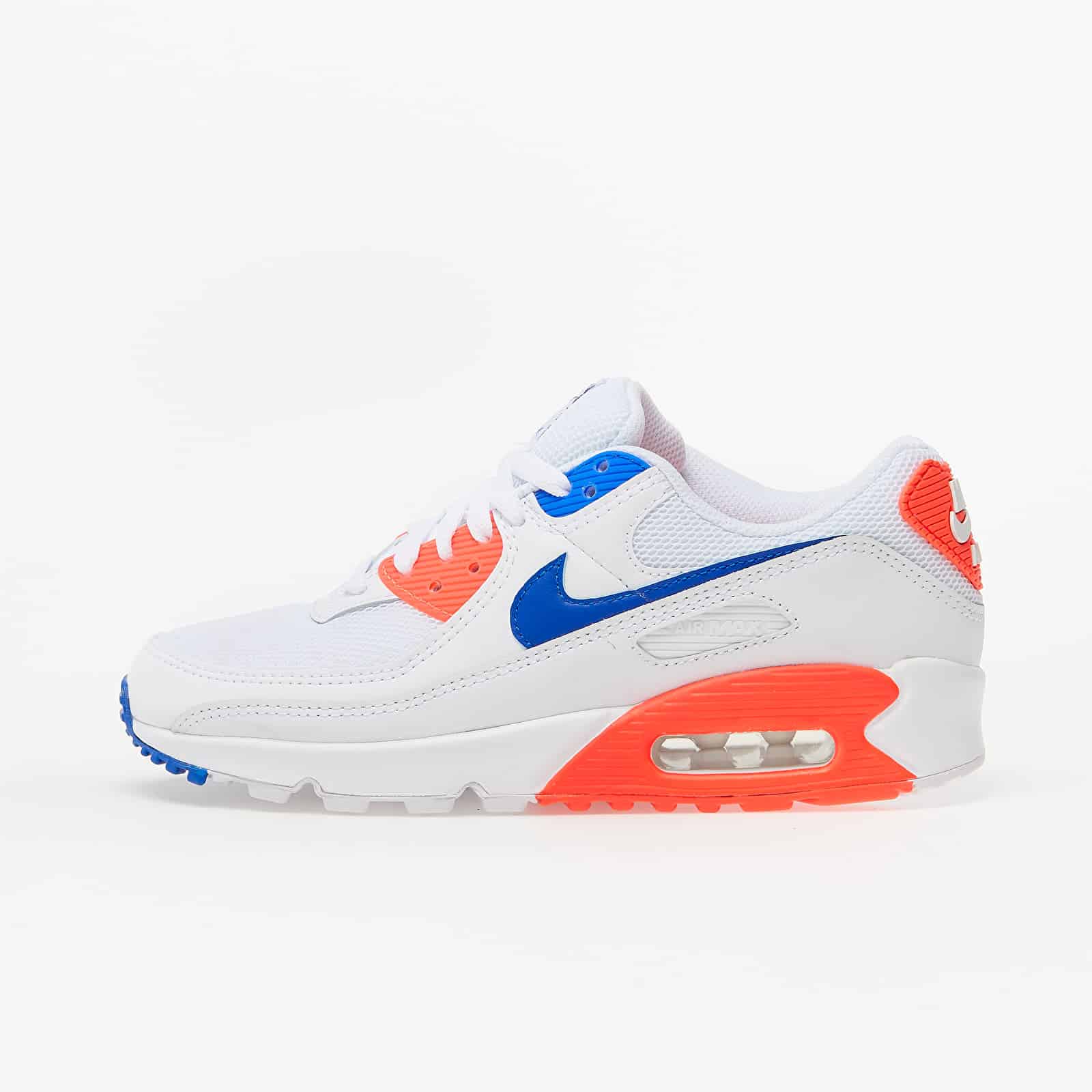 Nike W Air Max 90 White/ Racer Blue-Flash Crimson CT1039-100