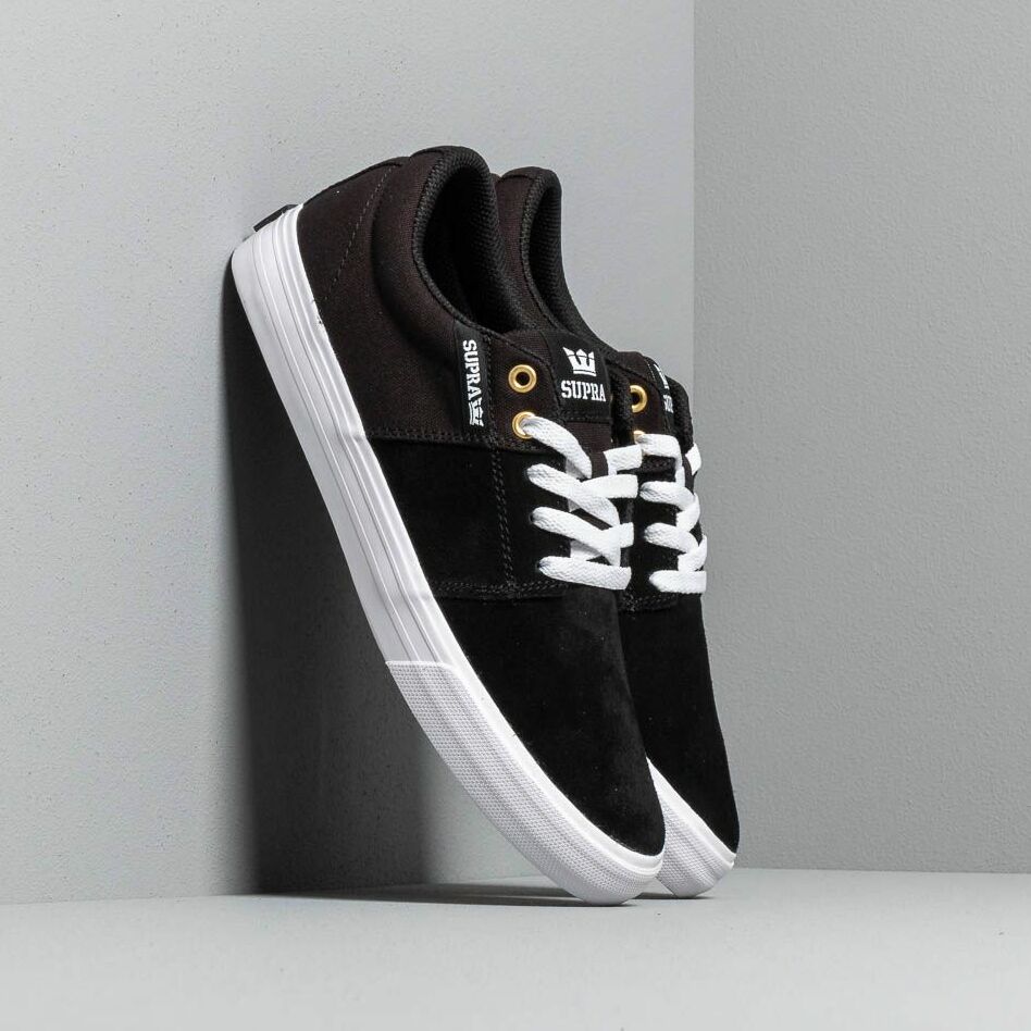 Supra Stacks Vulc II Black/ Black/ White 08029-044-M