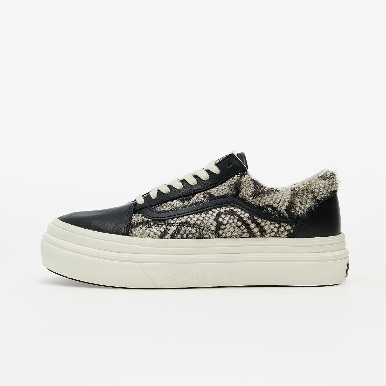Vans Super ComfyCush Old Skool (Snake/ Pony) Black/ Marshmallow VN0A4U1E26F1