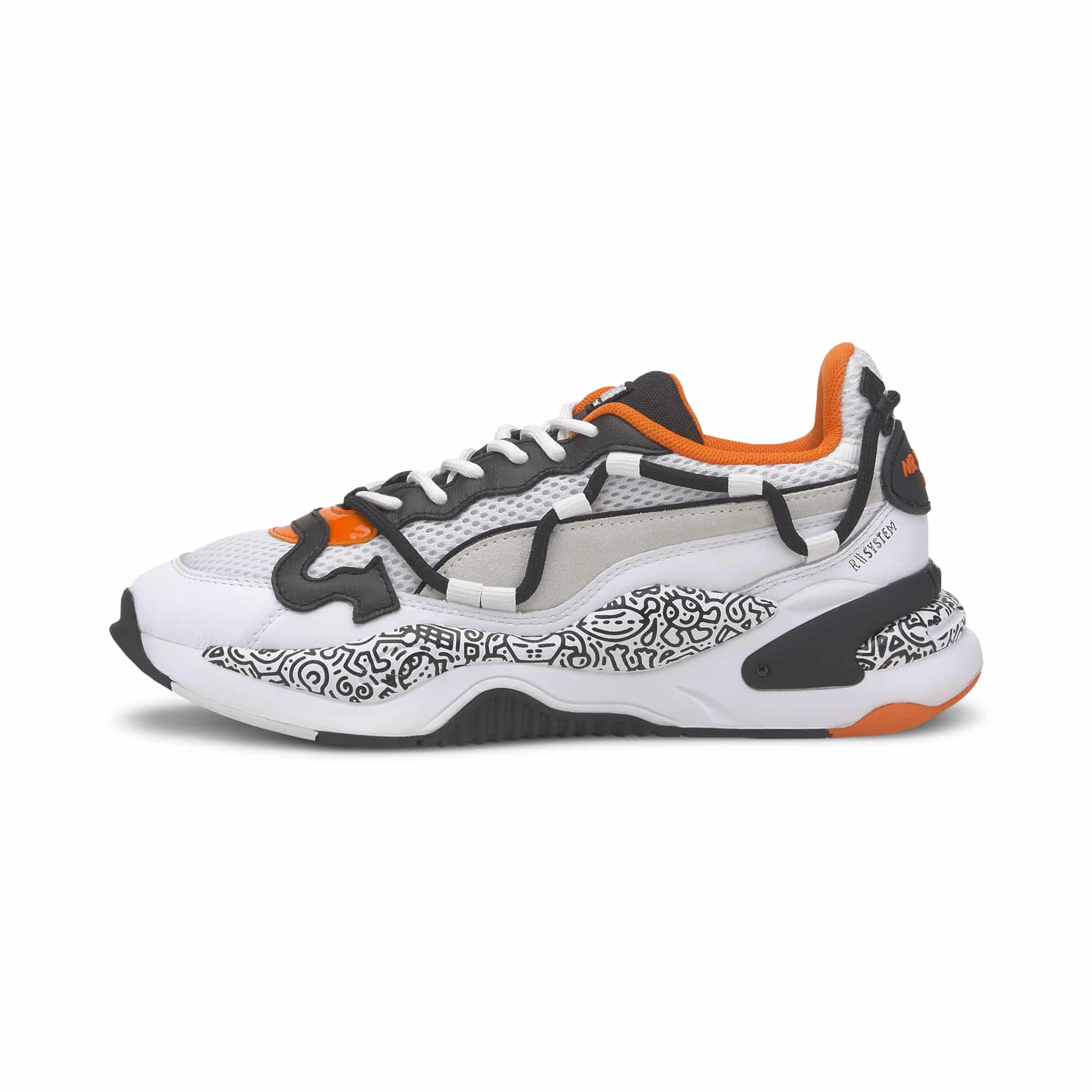 Puma RS-2K MR DOODLE Puma White-Black-Dragon Fire 37421301