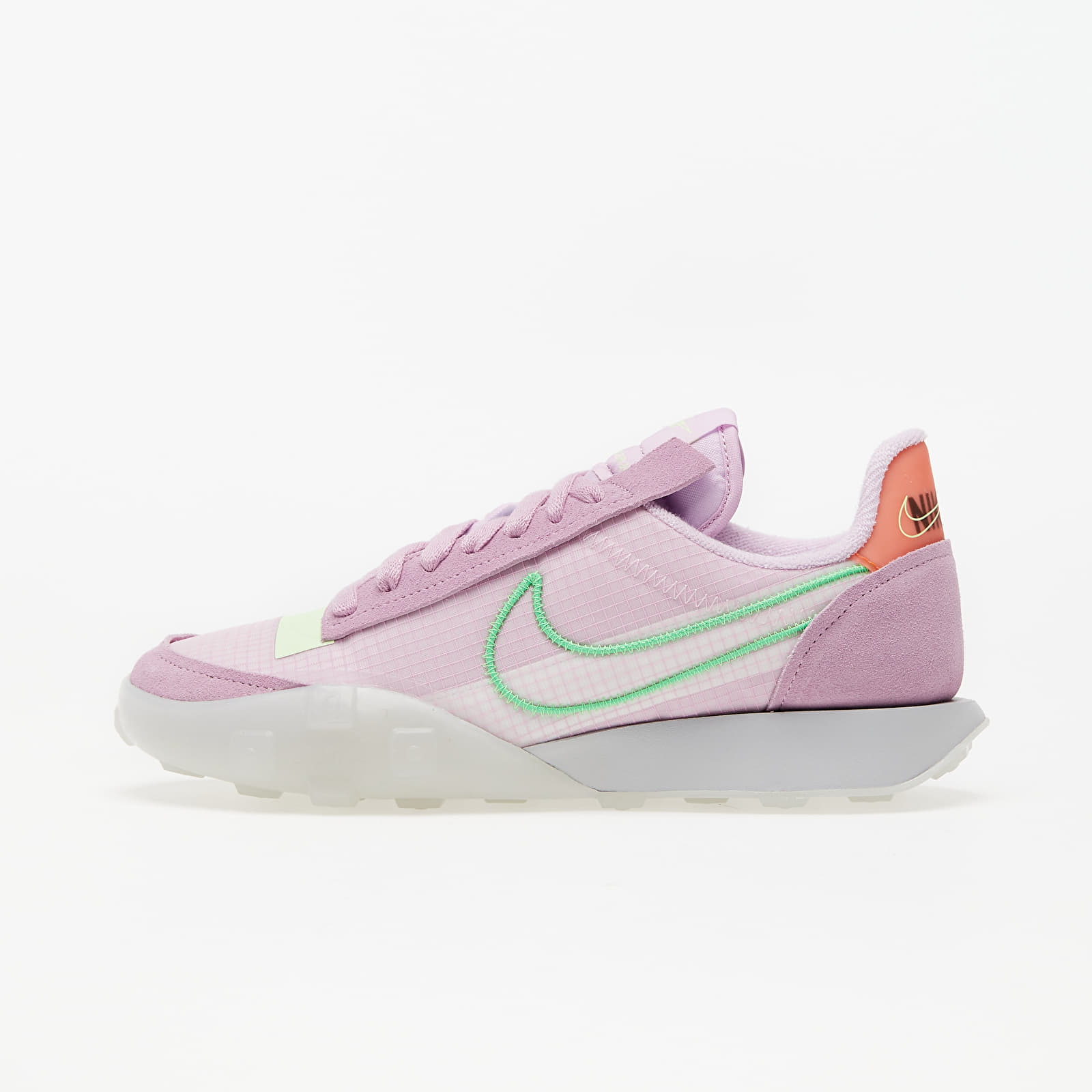 Nike W Waffle Racer 2X Lt Arctic Pink/ Poison Green-Grey Fog CK6647-601