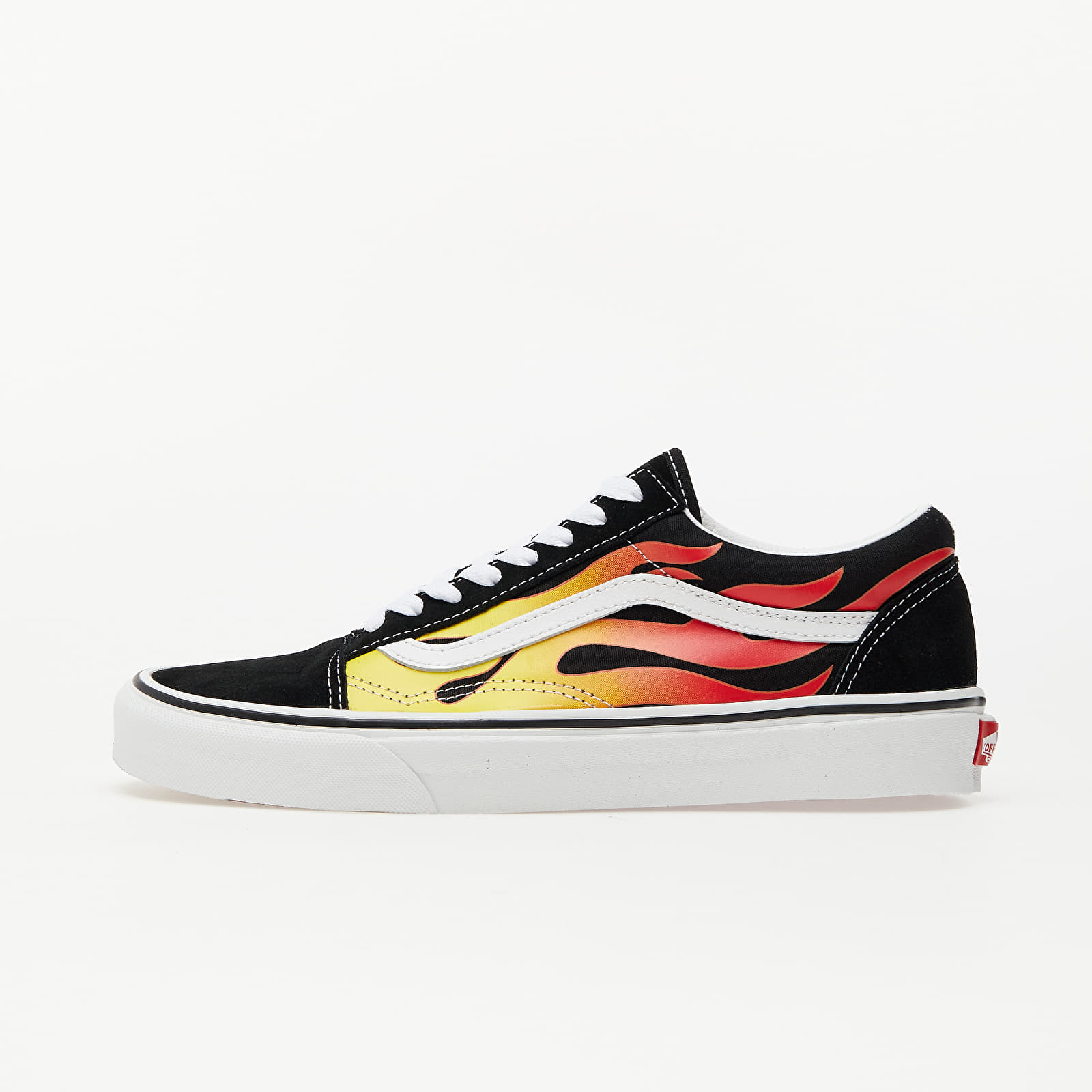 Vans Old Skool (Flame) Black/ Black/ True White VN0A38G1PHN1