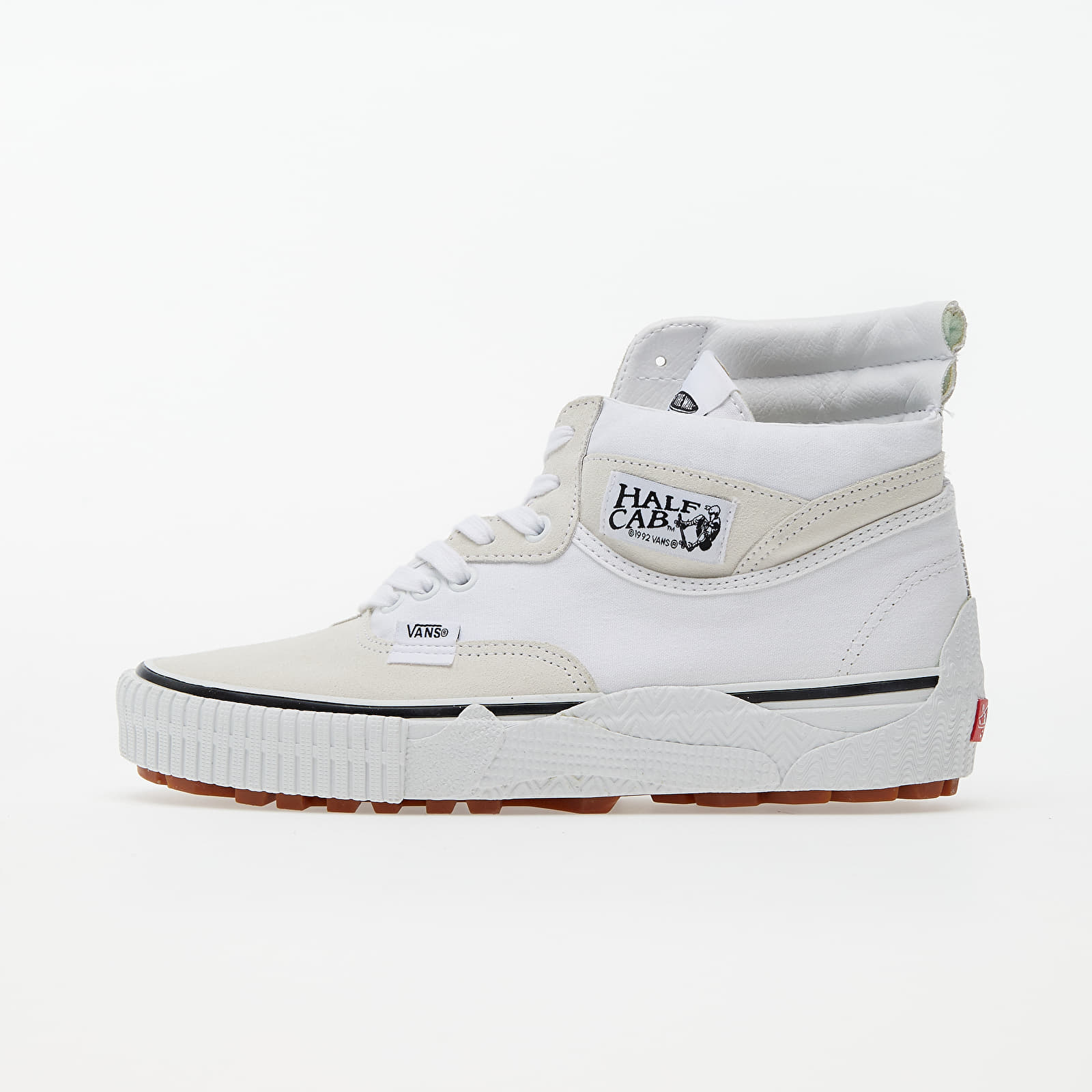 Vans Cap Mash Hi LX (Suede/ Canvas) White/ Black VN0A4UWP1VM1