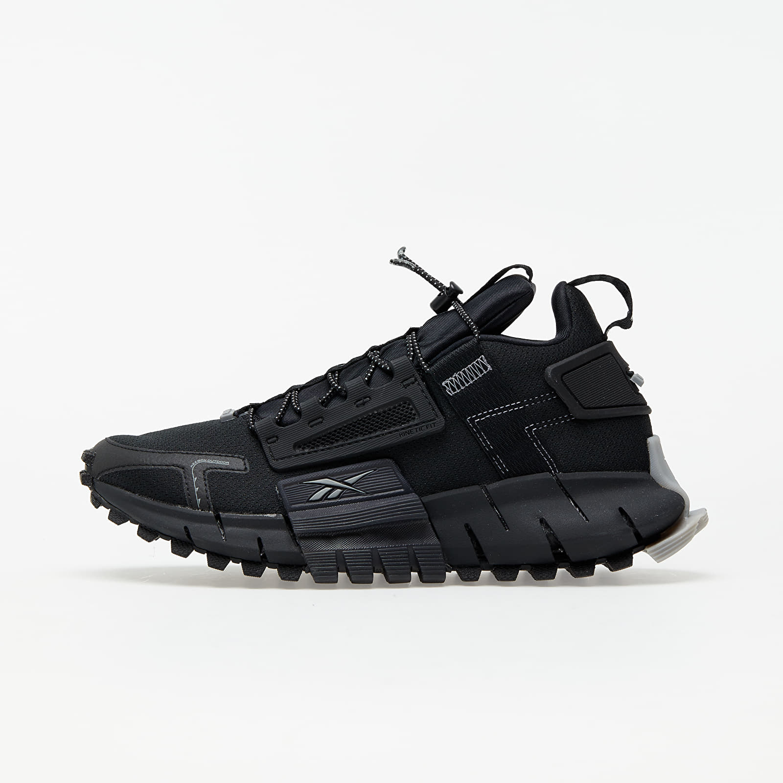 Reebok Zig Kinetica Edge Black/ Black/ Pure Grey 5 FV6157