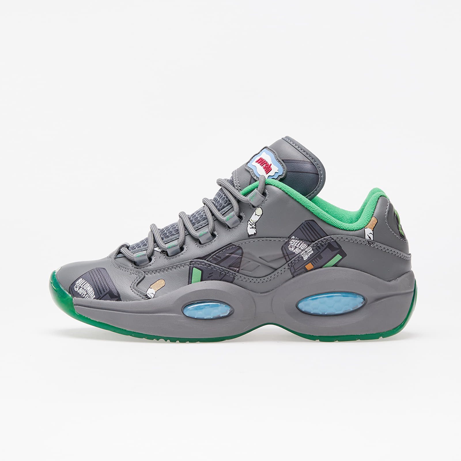Reebok x BBC Ice Cream Question Low Trgry5/ Raw Green/ Bright Green Cyan FZ4342