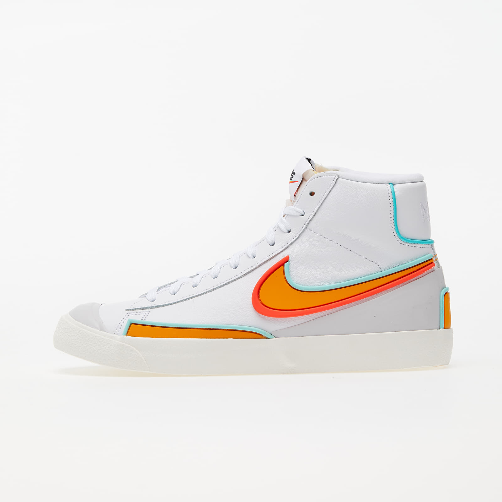 Nike Blazer Mid '77 Infinite White/ Kumquat-Aurora Green DA7233-100