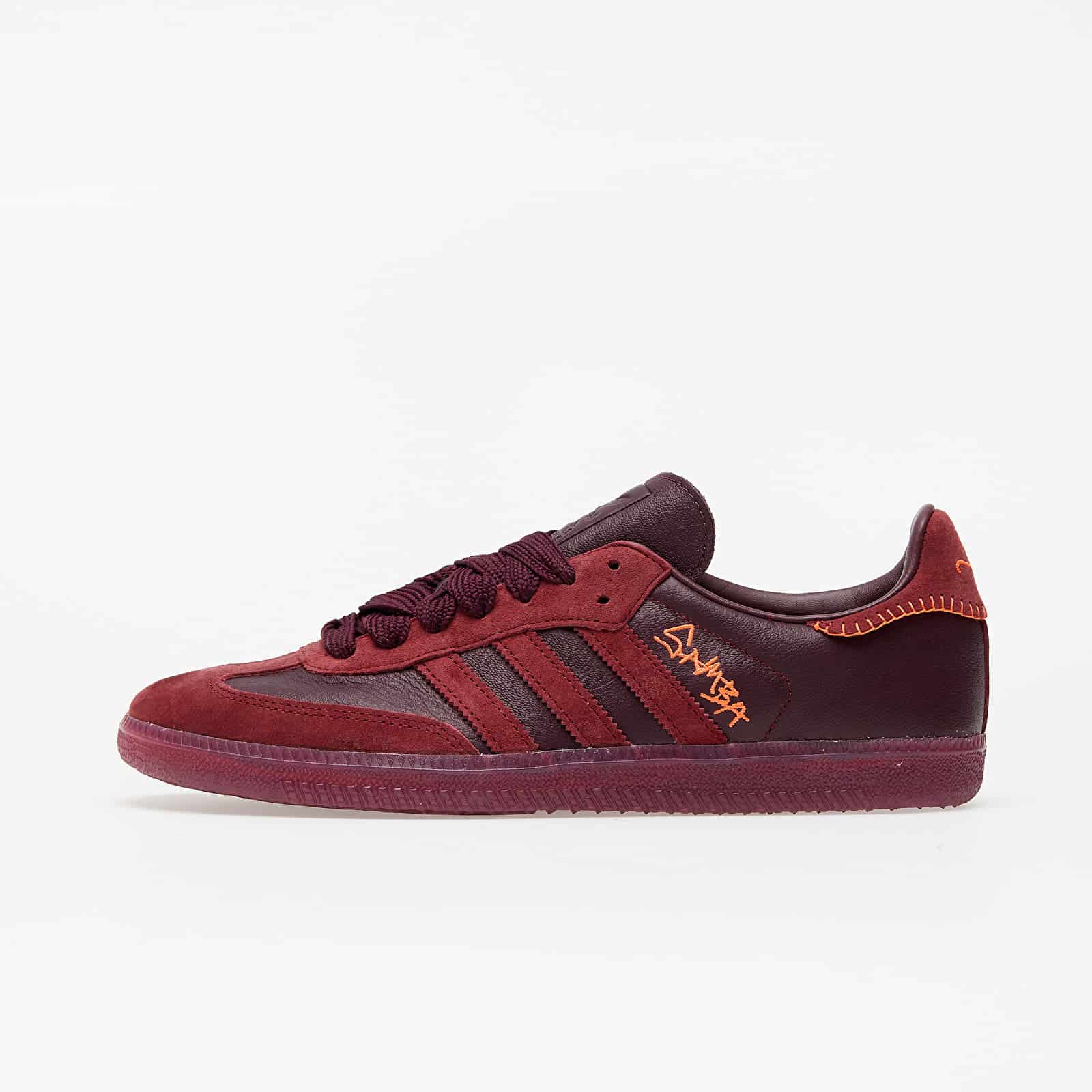 adidas x Jonah Hill Samba Maroon/ Noble Maroon/ Ecru Tint FW7456