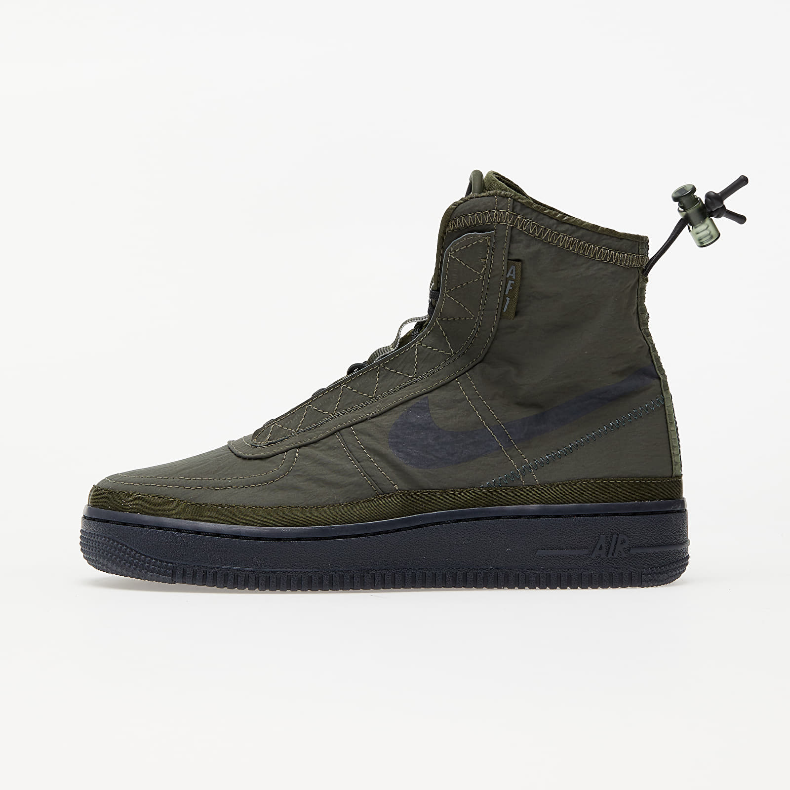 Nike W Air Force 1 Shell Cargo Khaki/ Off Noir-Seaweed BQ6096-301