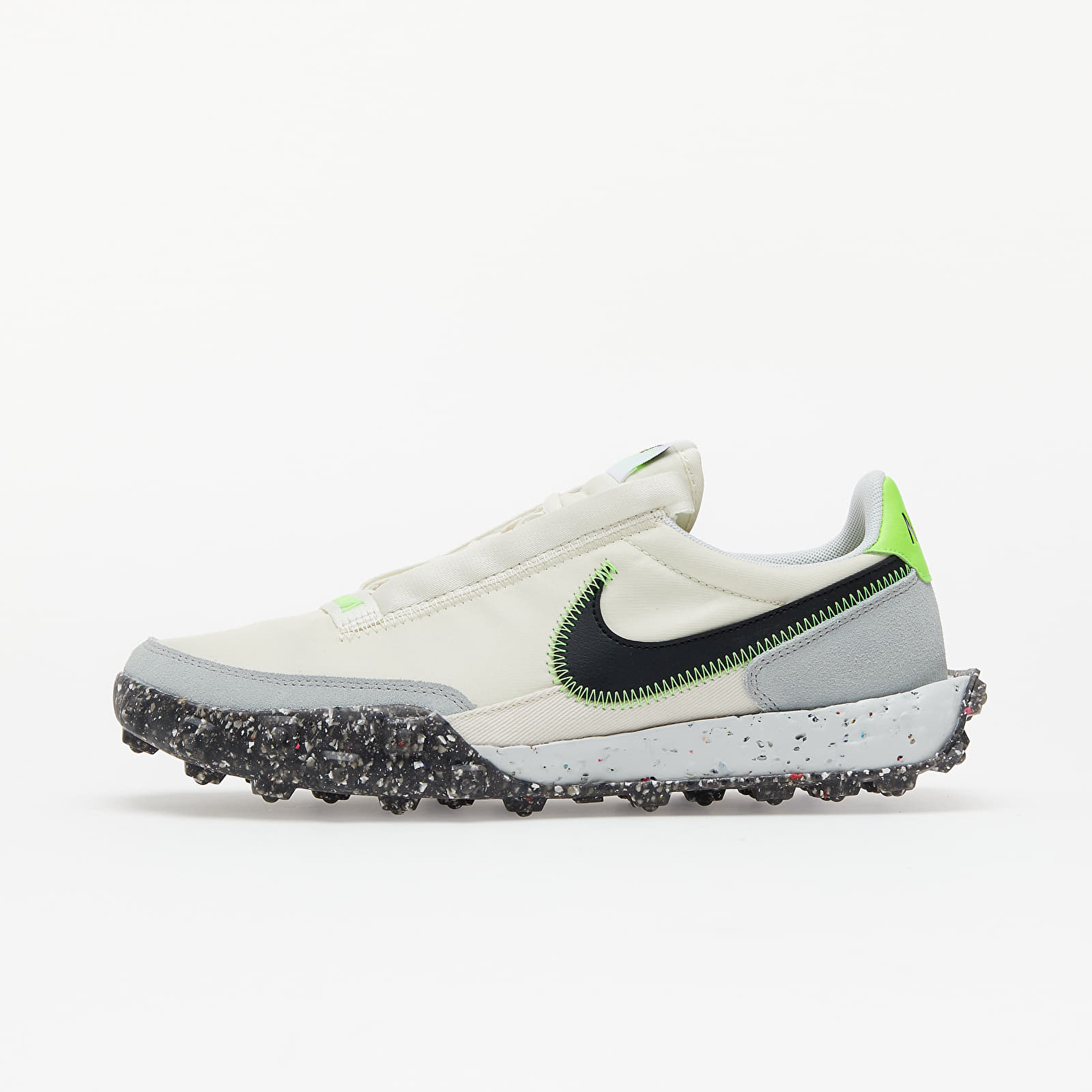 Nike W Waffle Racer Crater Pale Ivory/ Black-Electric Green CT1983-102
