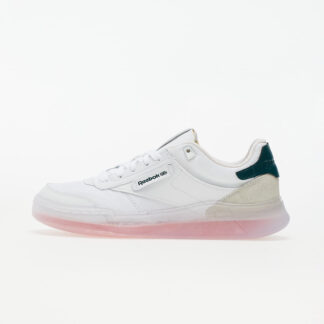 Reebok Club C Legacy White/ Twisted Coral/ Forest Green G55899