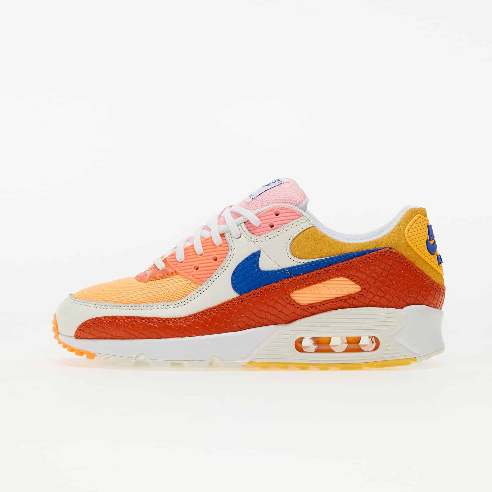 Nike Wmns Air Max 90 Campfire Orange/ Racer Blue-Sail DJ8517-800