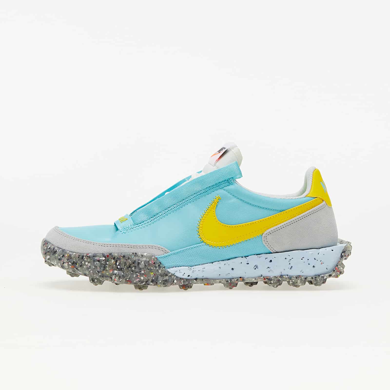 Nike W Waffle Racer Crater Bleached Aqua/ Speed Yellow-Sail CT1983-400