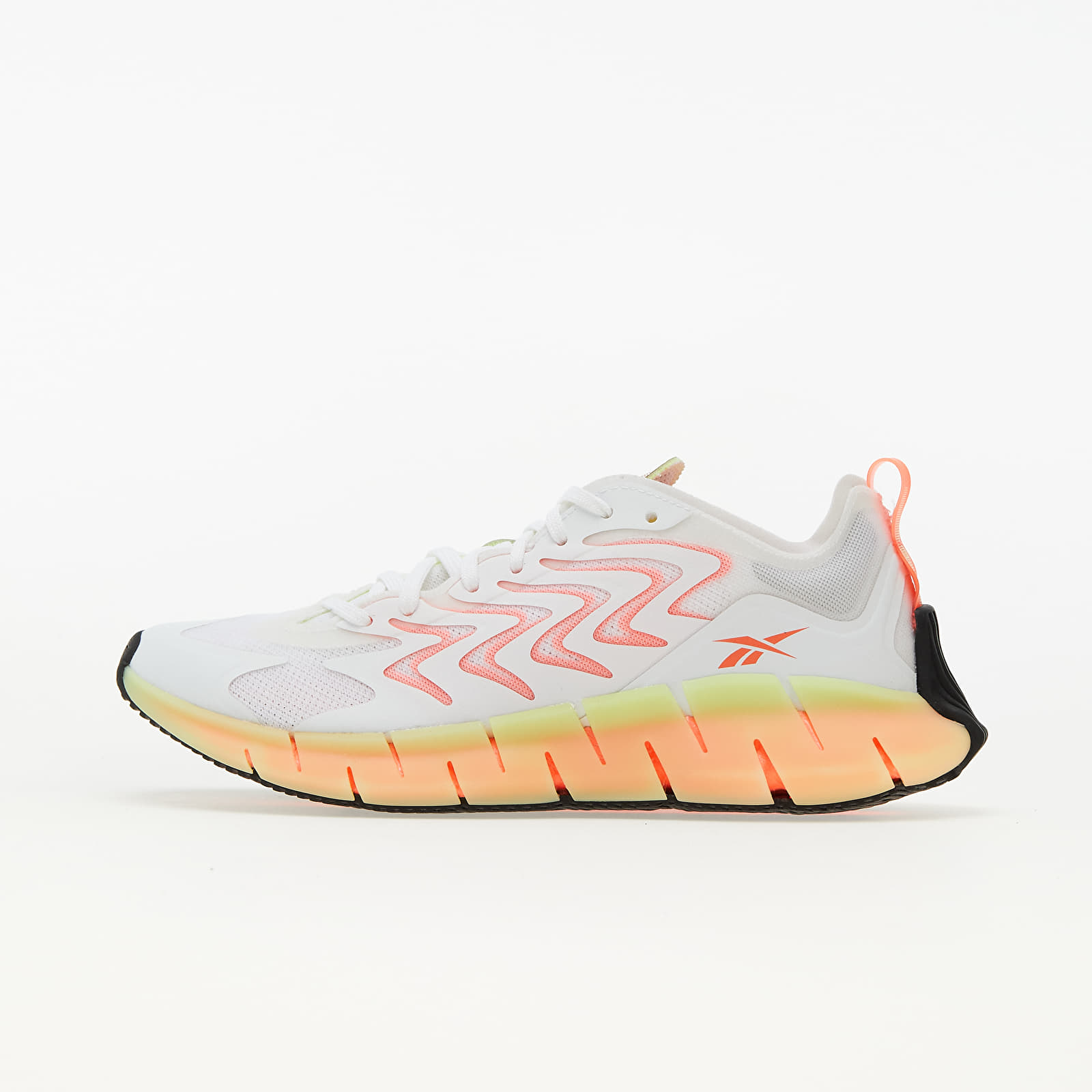Reebok Zig Kinetica 21 Ftwr White/ Energy Glow / Orange Flare 6 FX9412