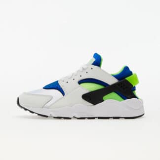 Nike Air Huarache White/ Scream Green-Royal Blue-Black DD1068-100