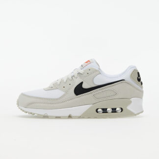 Nike Air Max 90 White/ Black-Light Bone-Team Orange DH4103-100