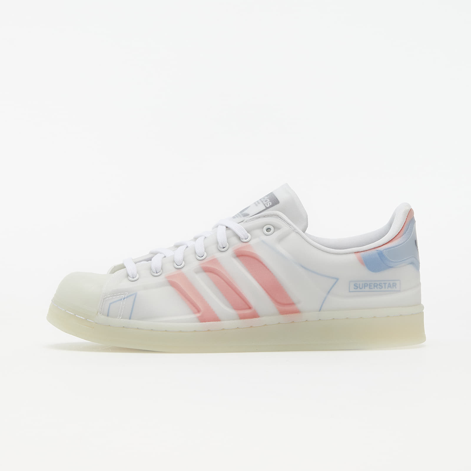 adidas Superstar Futureshell Ftwr White/ Semi Solar Red/ Bright Blue FX5544