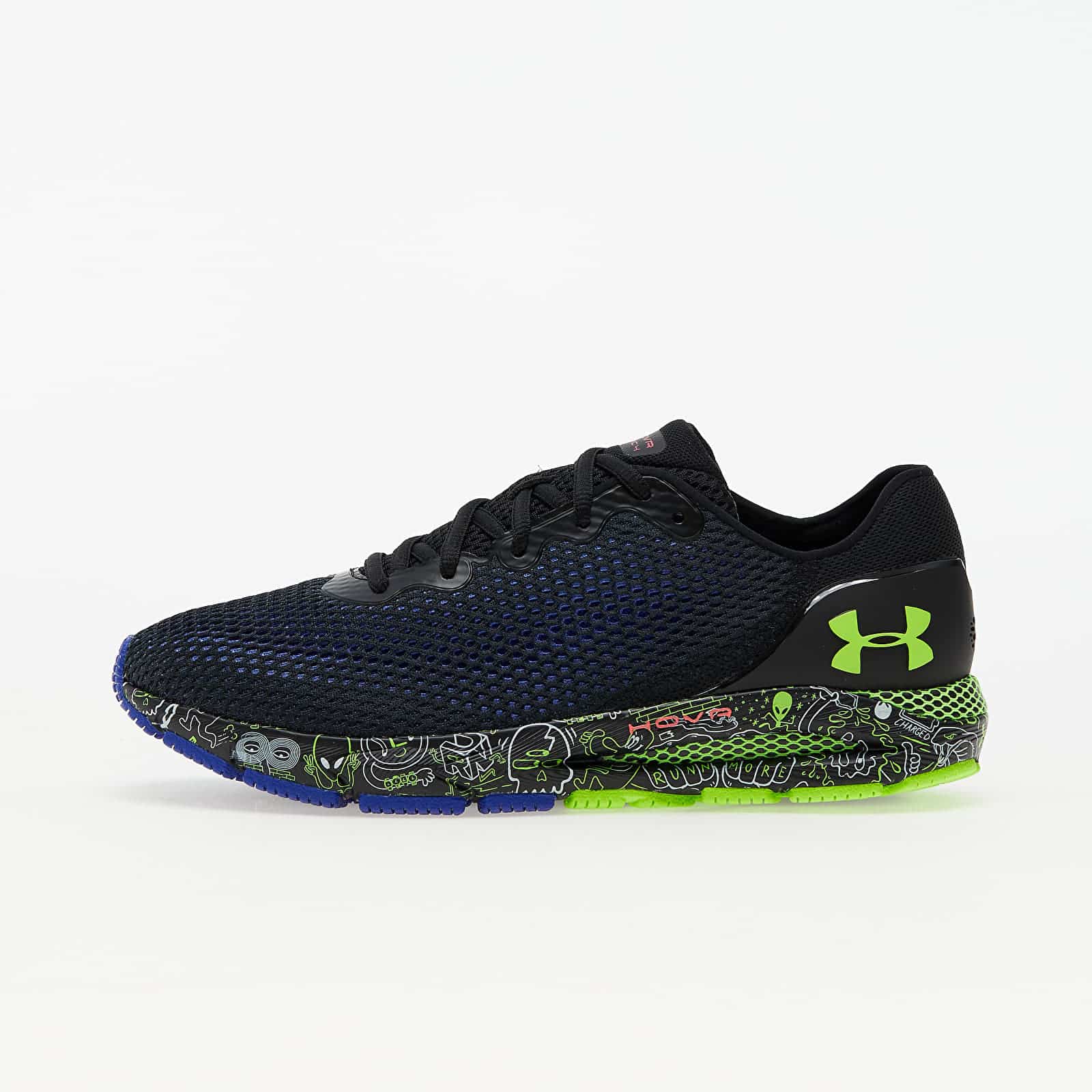 Under Armour HOVR Sonic 4 Black/ Black/ Hyper Green 3024242-001