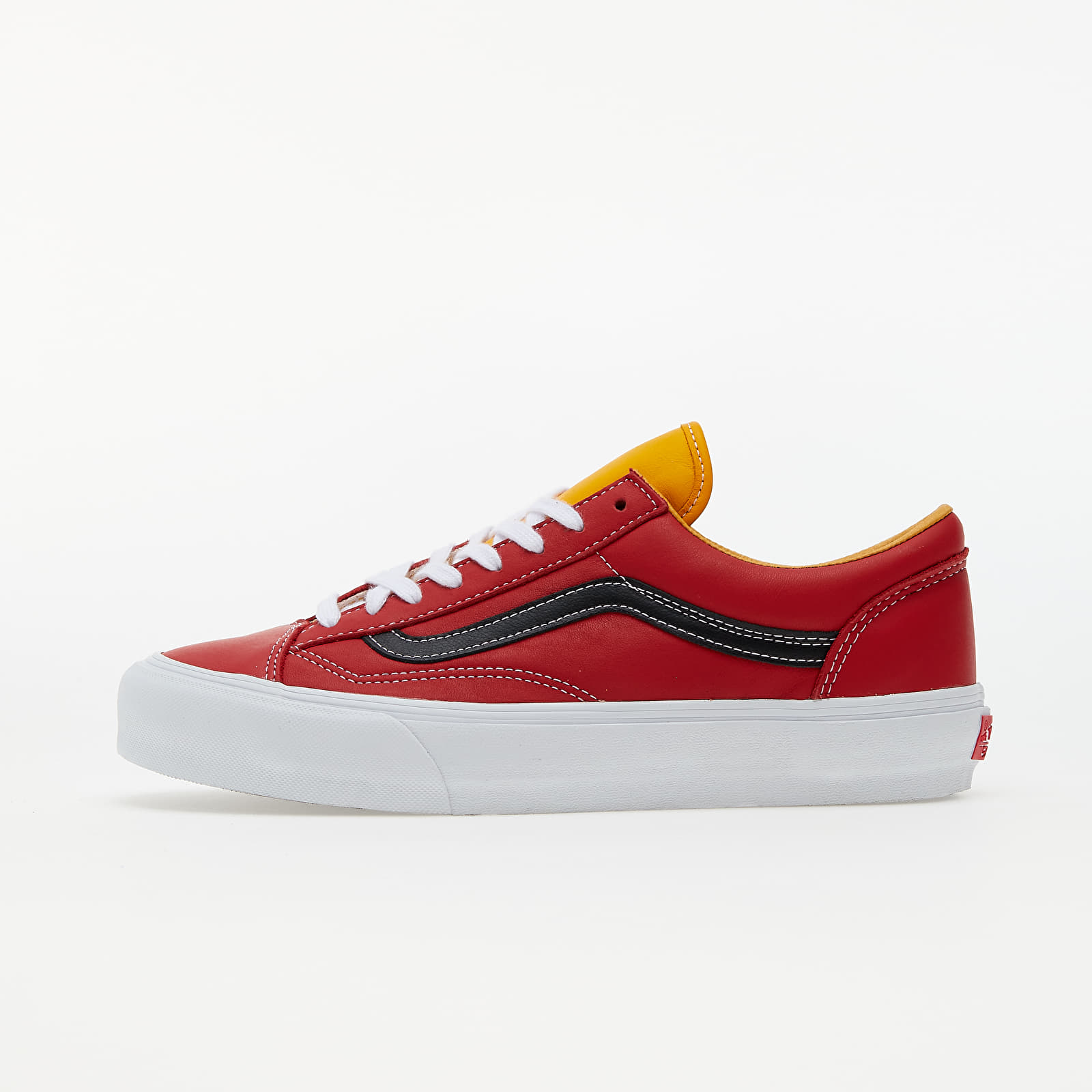 Vans Vault Style 36 VLT LX (Leather) Racing Red/ Saffron VN0A5FC34Z41