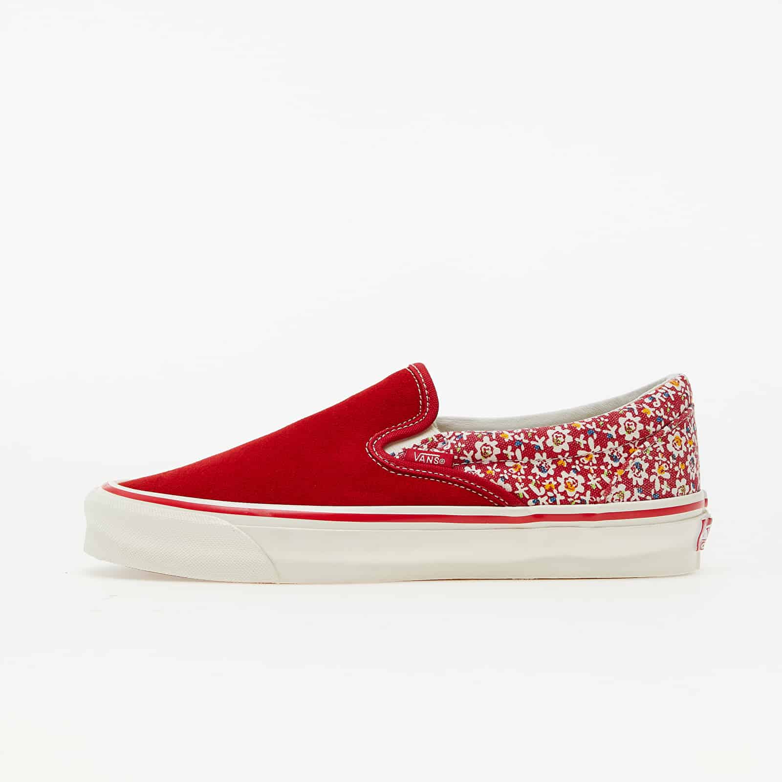 Vans Vault OG Classic Slip-On LX (Micro Daisy) Racing Red VN0A45JK4L21