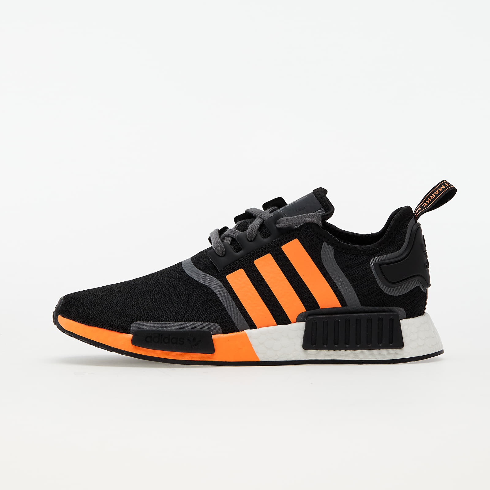 adidas NMD_R1 Core Black/ Screen Orange/ Grey Five G55575