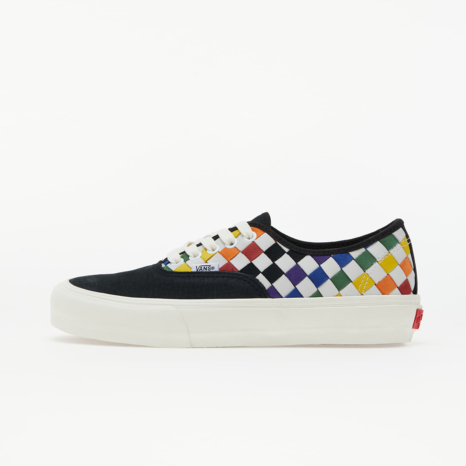 Vans Vault Authentic LX (Pride) Woven Leather/ Rainbow/ Marshmallo VN0A4CS45A81