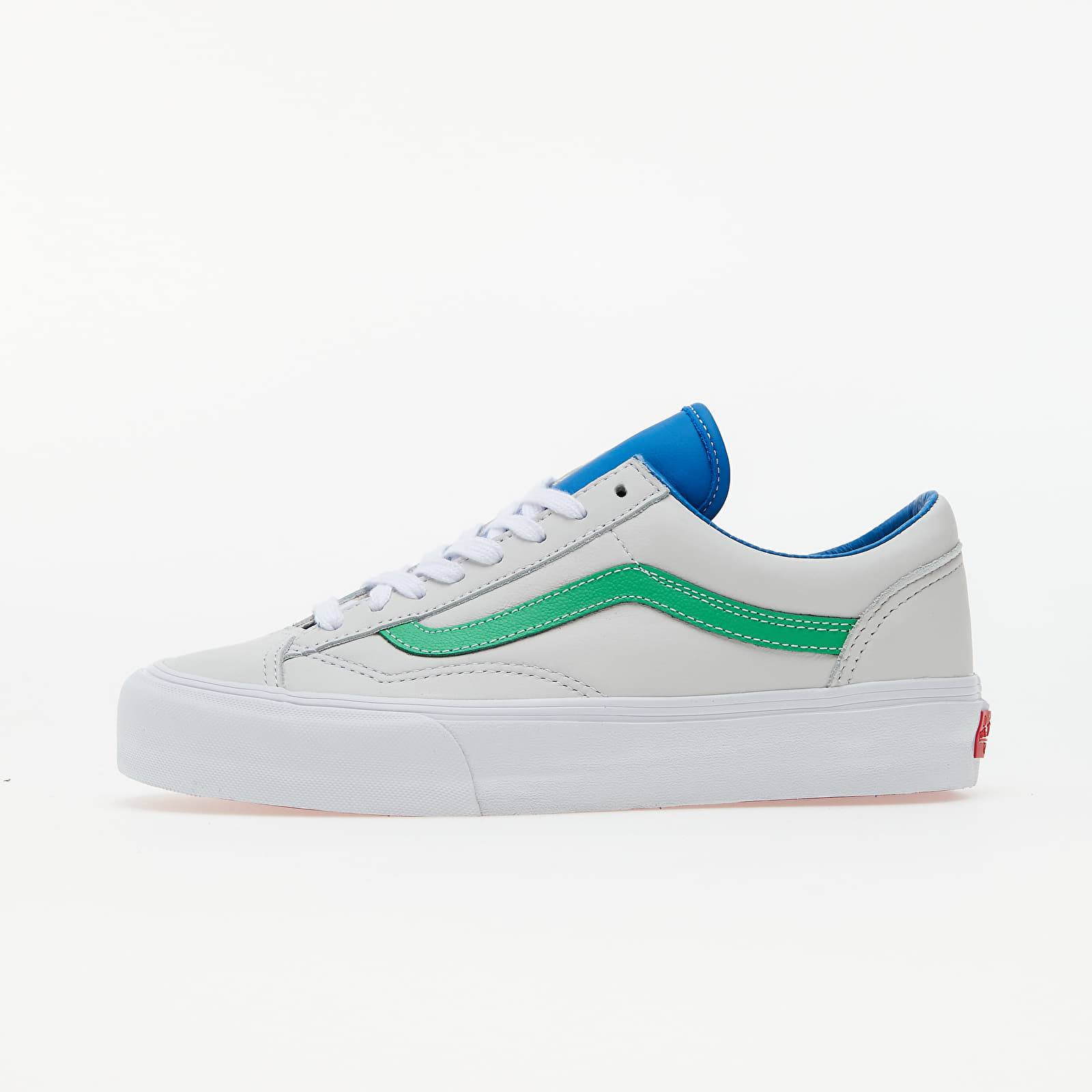 Vans Vault Style 36 VLT LX (Leather) True White/ Island green VN0A5FC34Z71
