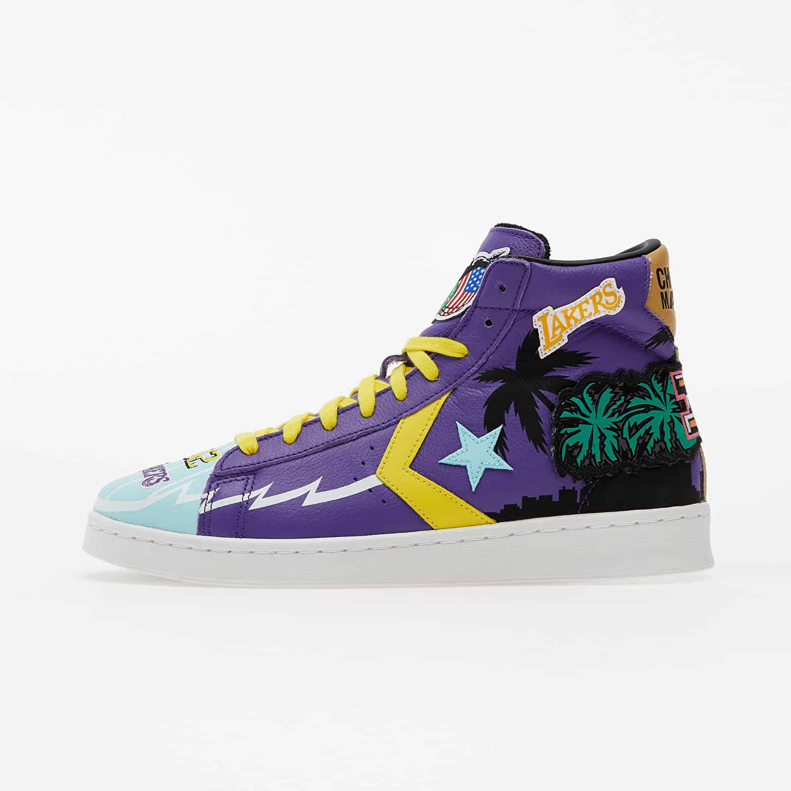 Converse x Chinatown Market x NBA Pro Leather Prism Violet/ Poolside 171240C