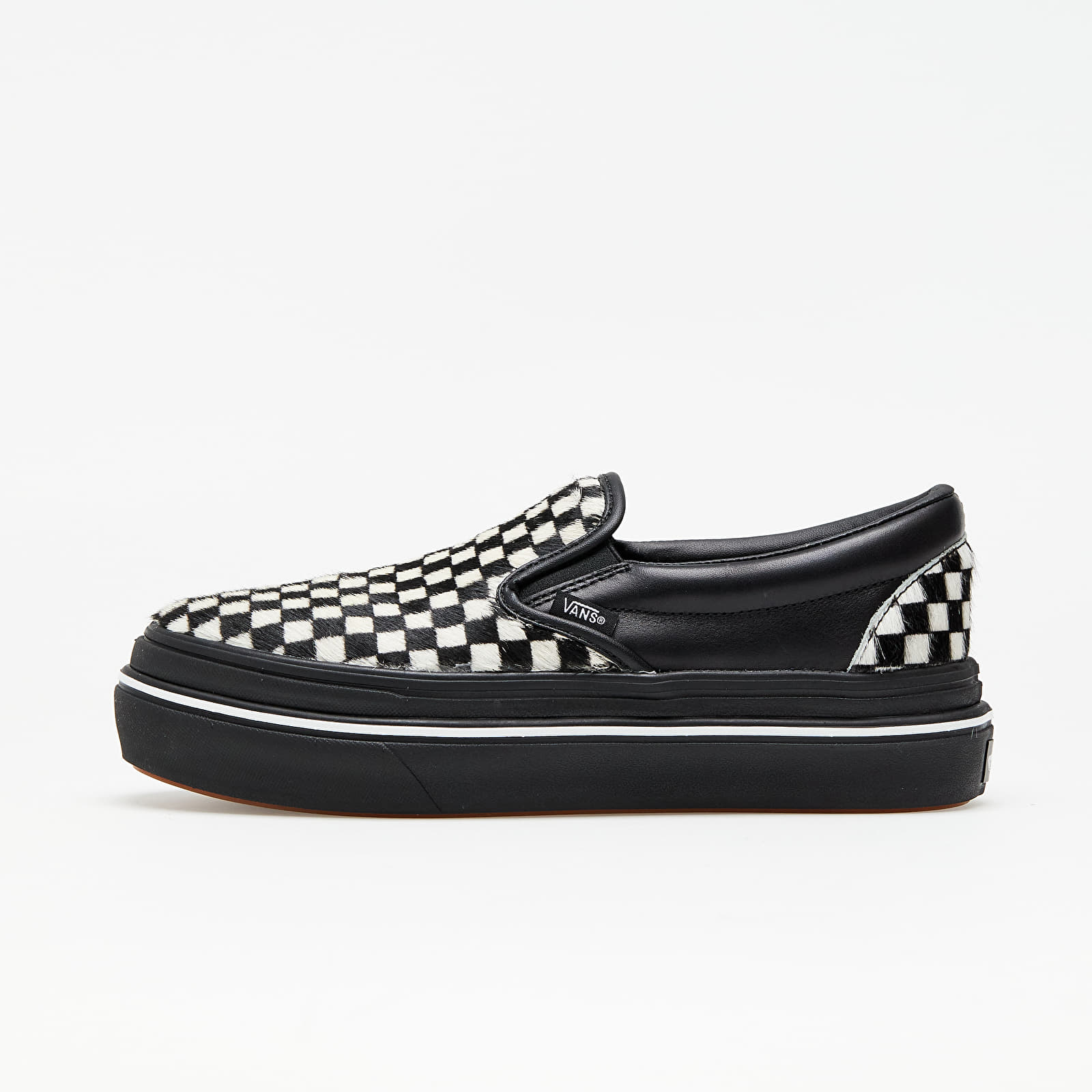 Vans Super ComfyCush Slip-On (Fury) Black/ White VN0A4U1F50A1
