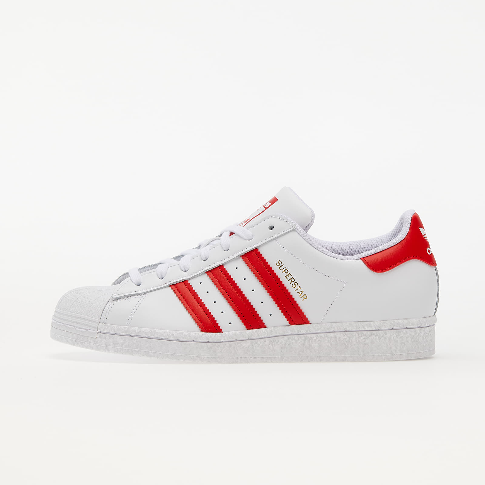 adidas Superstar Ftwr White/ Vivid Red/ Gold Met. H68094