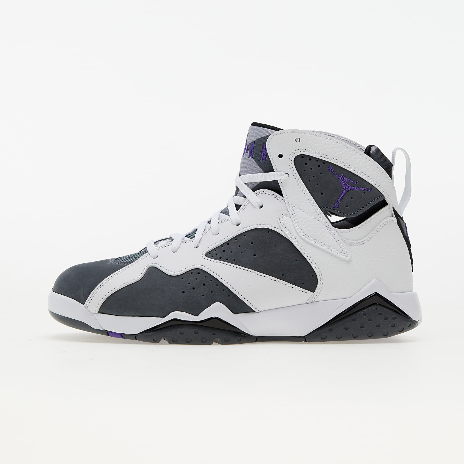 Air Jordan 7 Retro White/ Varsity Purple-Flint Grey-Black CU9307-100