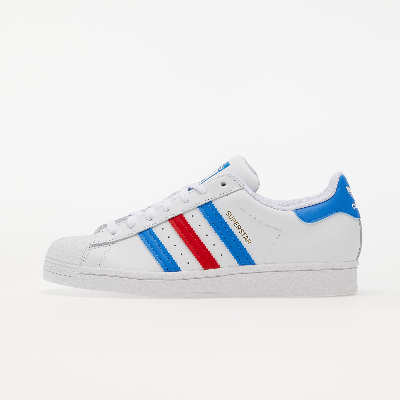 adidas Superstar Ftwr White/ True Blue/ Gold Met. H68095